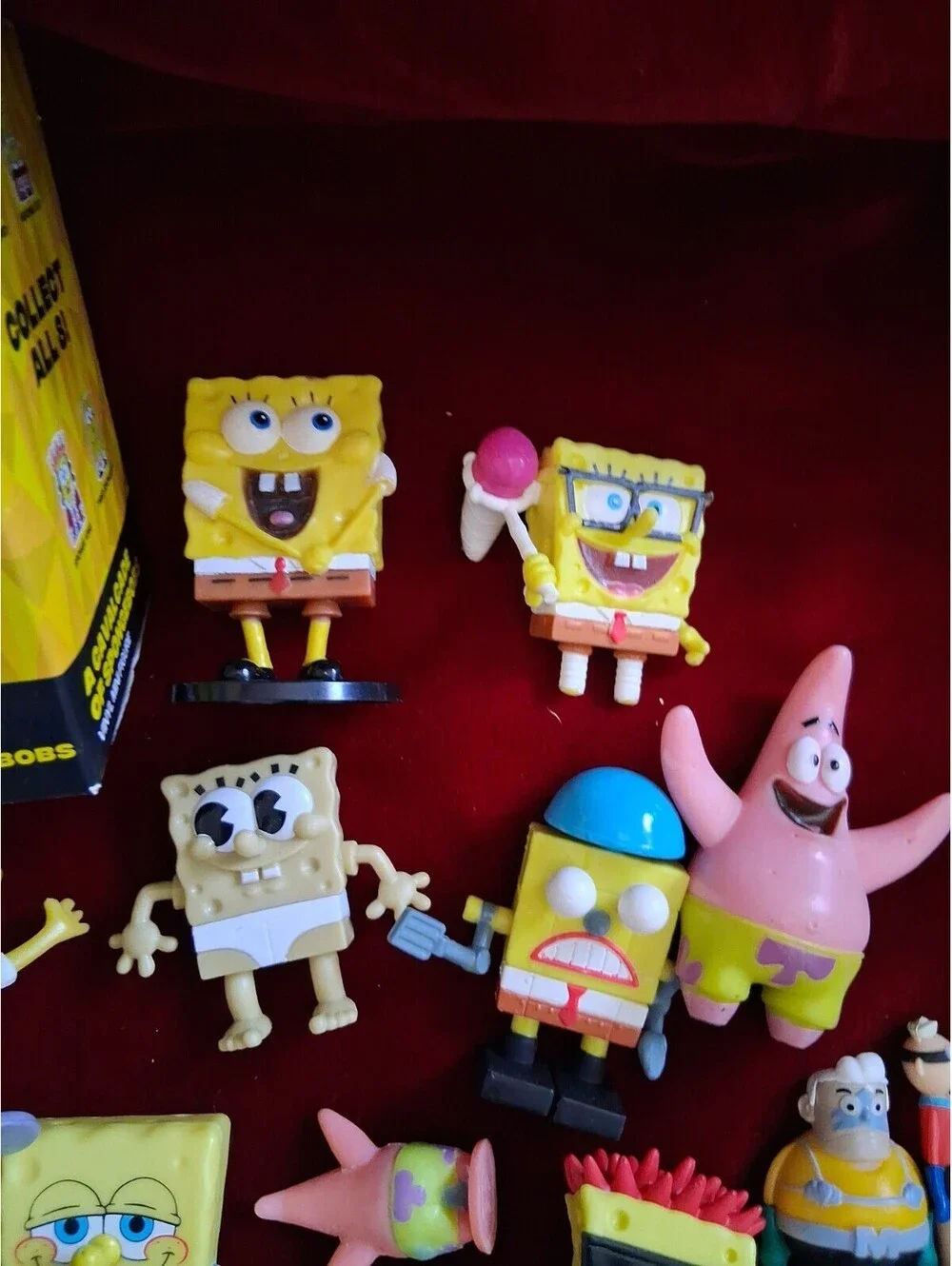 Huge Mixed Lot Of 24 SpongeBob SquarePants Figures, Fast Food Toys Patrick